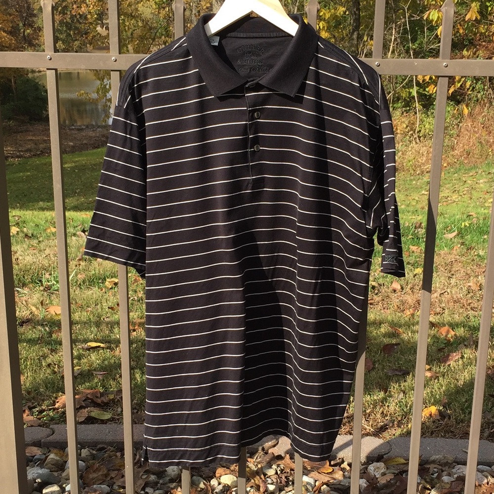 Cutter & Buck Black Polo